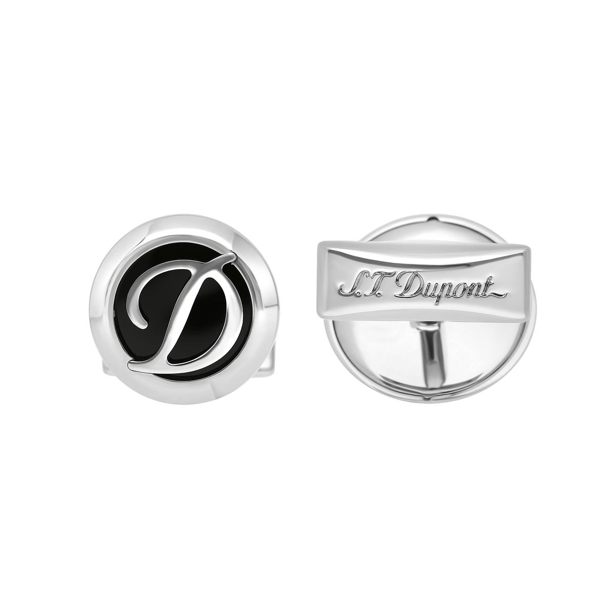 Cromo Accessoires_QTF collection_cufflinks color_silver 1 - S.T. Dupont Italy&Spain
