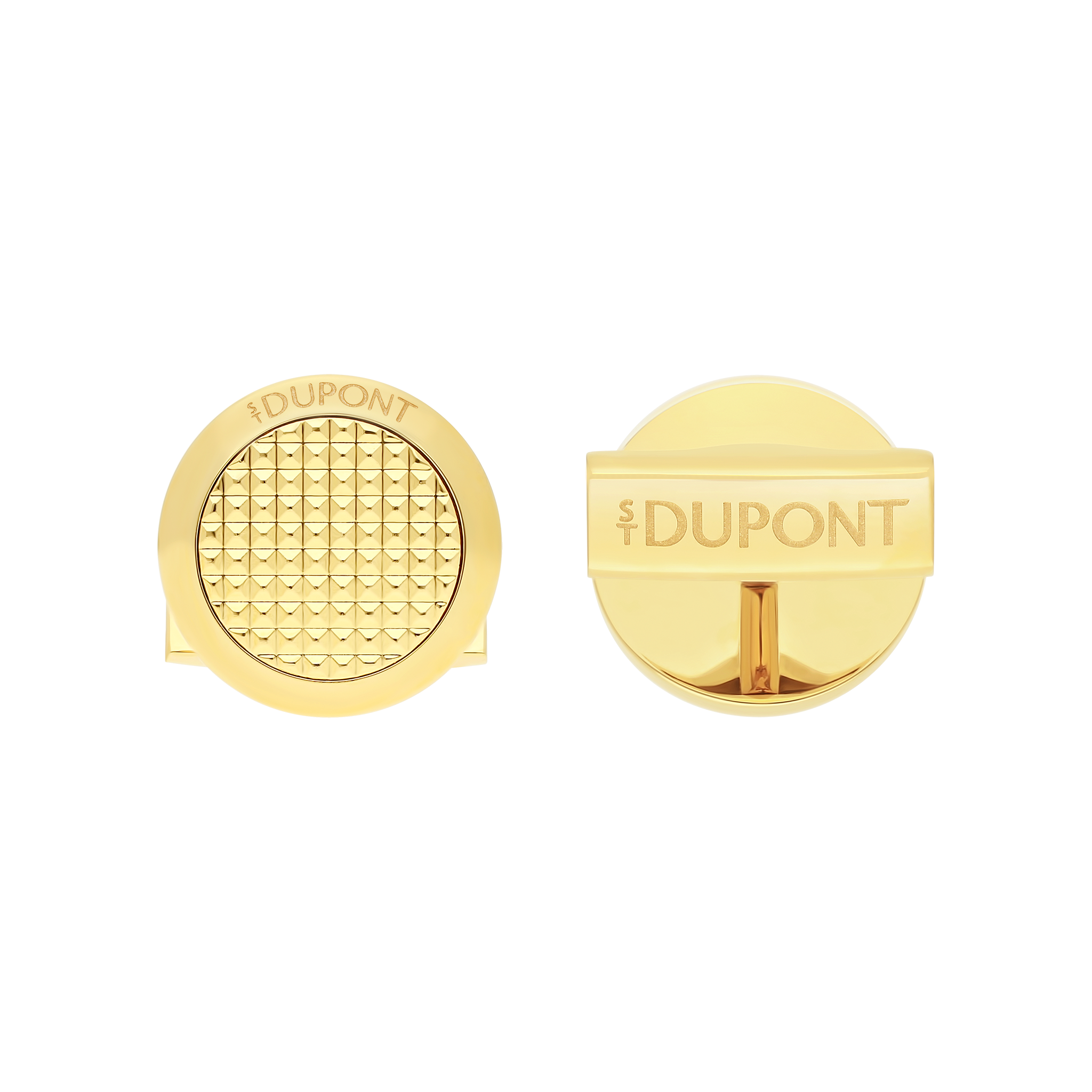 Gemelli rotondi punta di diamante