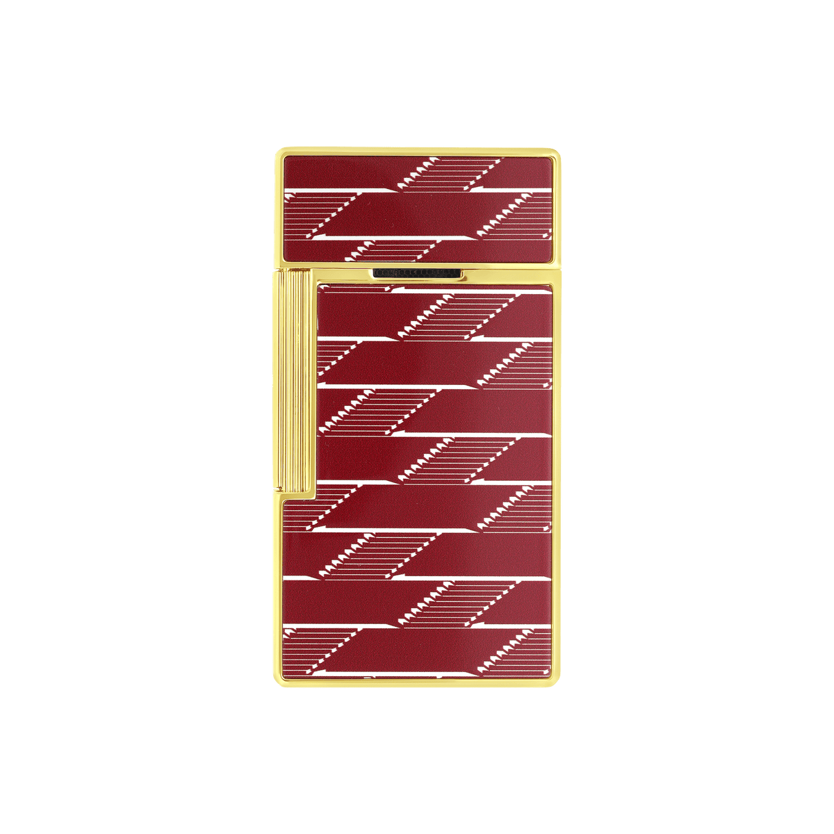 Accendino laccato art - of - fire Collection_Monogram color_burgundy 3 - S.T. Dupont Italy&Spain
