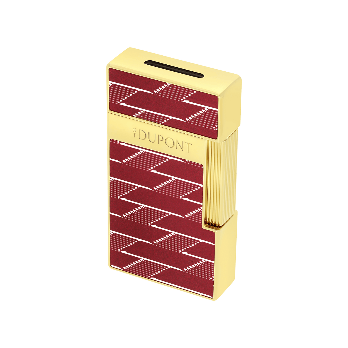 Accendino laccato art - of - fire Collection_Monogram color_burgundy 4 - S.T. Dupont Italy&Spain