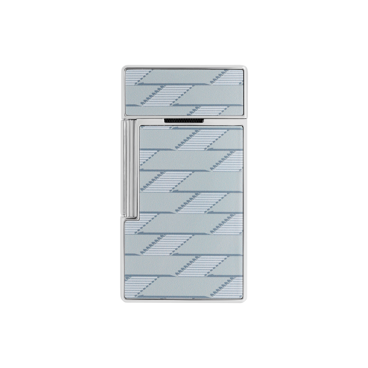 Accendino laccato Collection_Monogram color_grey flame_blue 3 - S.T. Dupont Italy&Spain