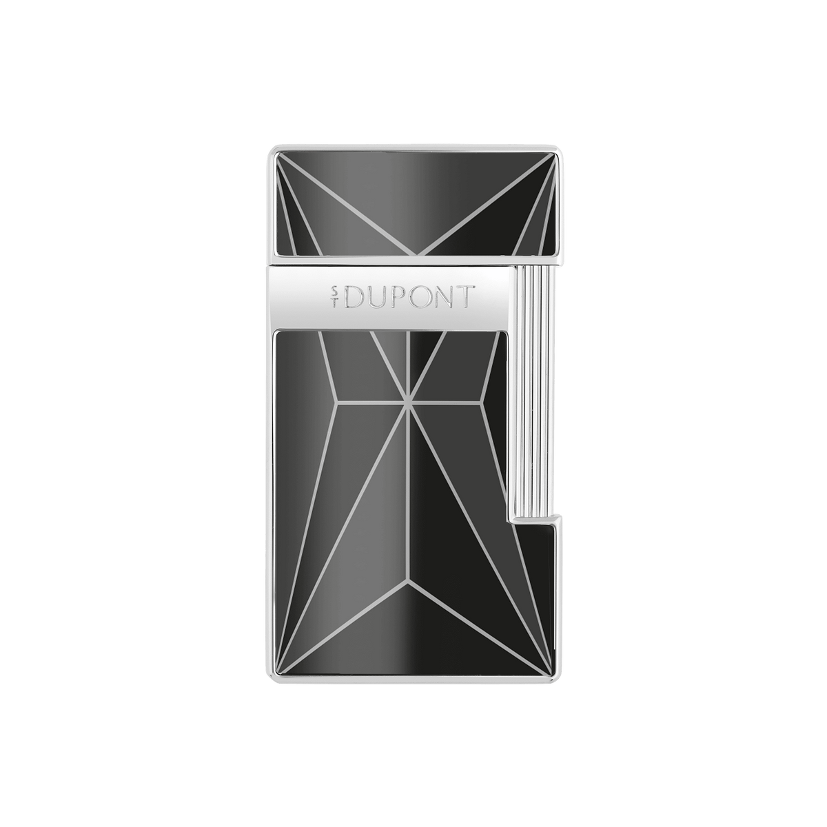Accendino laccato art - of - fire collection_Fire - X color_black 1 - S.T. Dupont Italy&Spain