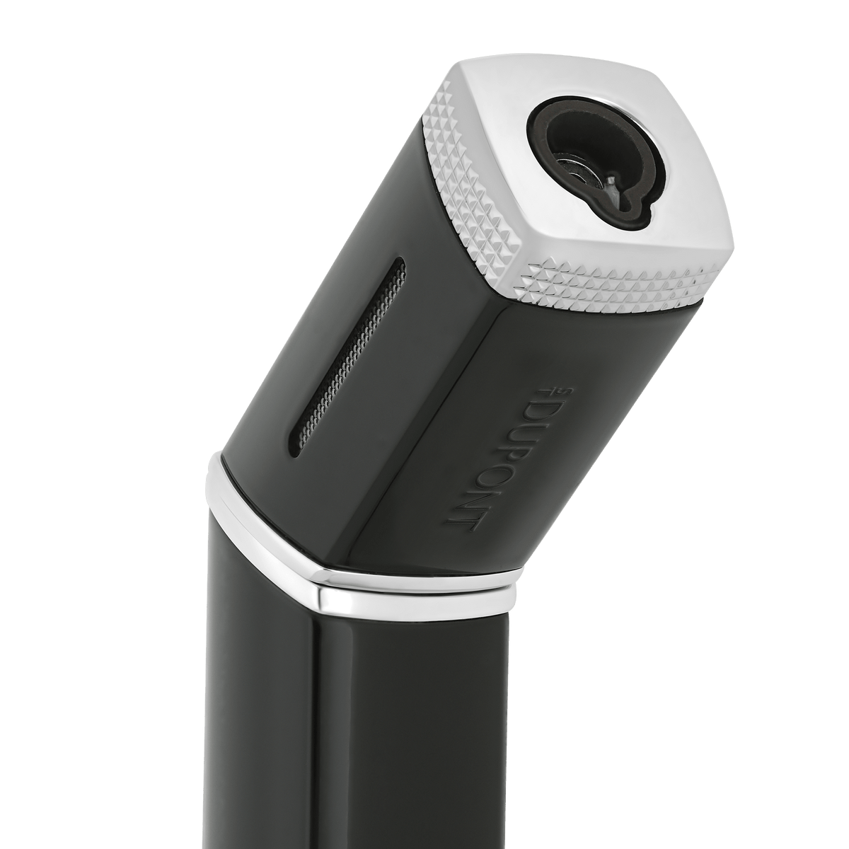 Accendino laccato Collection_Lighters color_black color_silver 2 - S.T. Dupont Italy&Spain