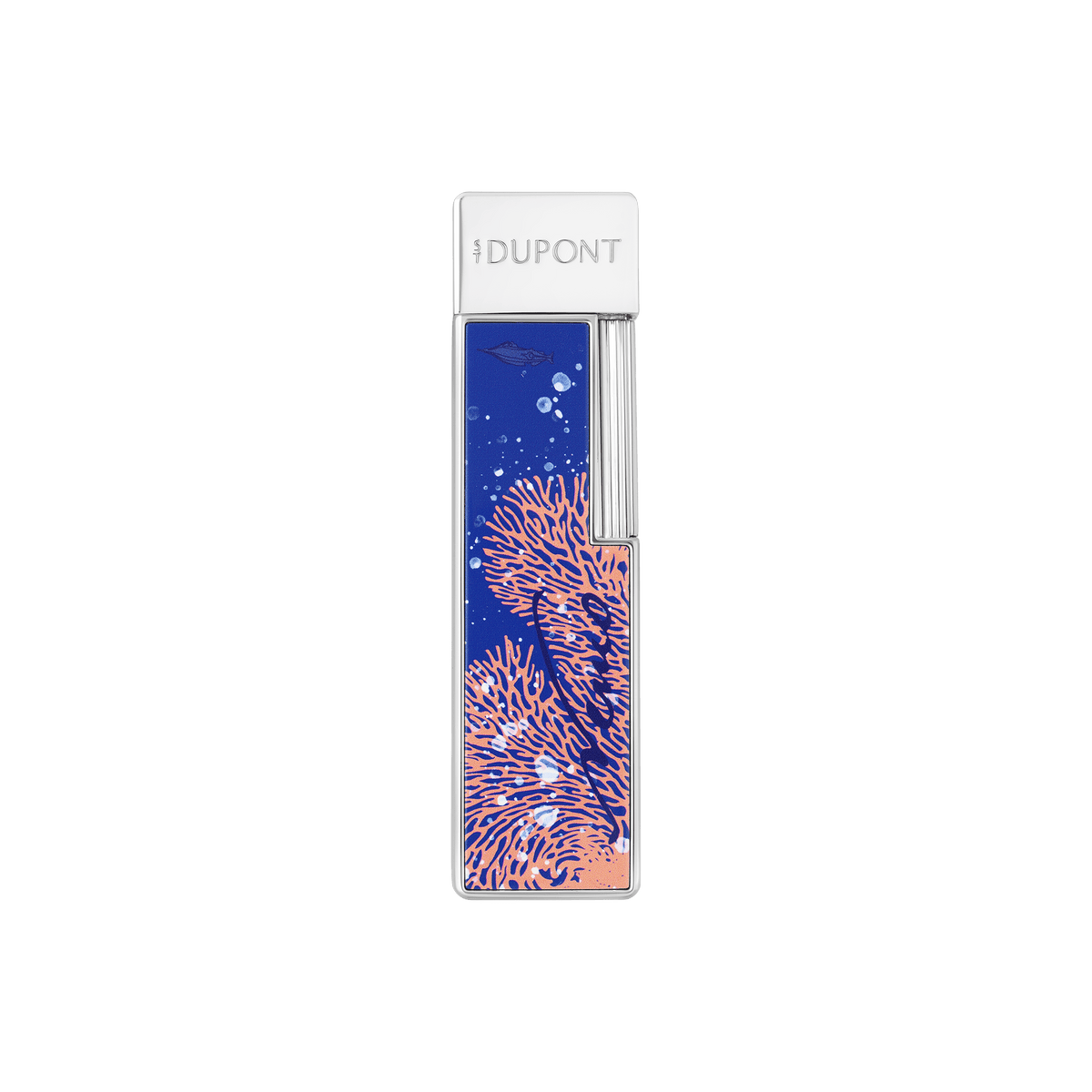 Accendino laccato Collection_20000 - Lieues - sous - les - mers color_royal - blue flame_blue 1 - S.T. Dupont Italy&Spain