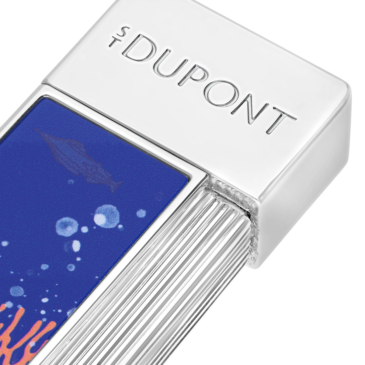 Accendino laccato Collection_20000 - Lieues - sous - les - mers color_royal - blue flame_blue 2 - S.T. Dupont Italy&Spain