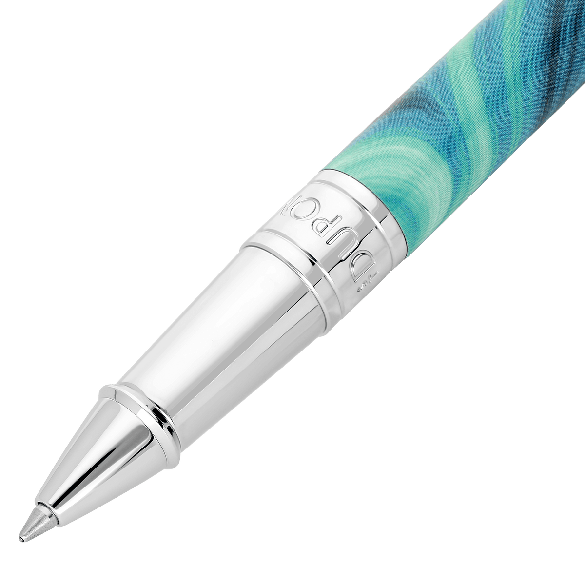 Penna roller badge_customizable collection_d - initial color_blue 2 - S.T. Dupont Italy&Spain
