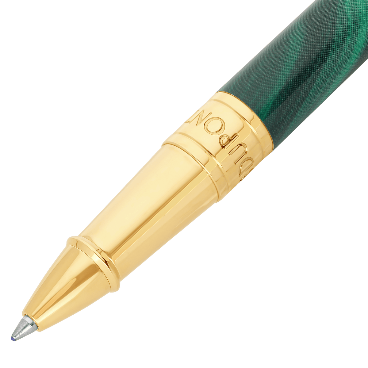 Penna roller badge_customizable collection_d - initial color_green 2 - S.T. Dupont Italy&Spain