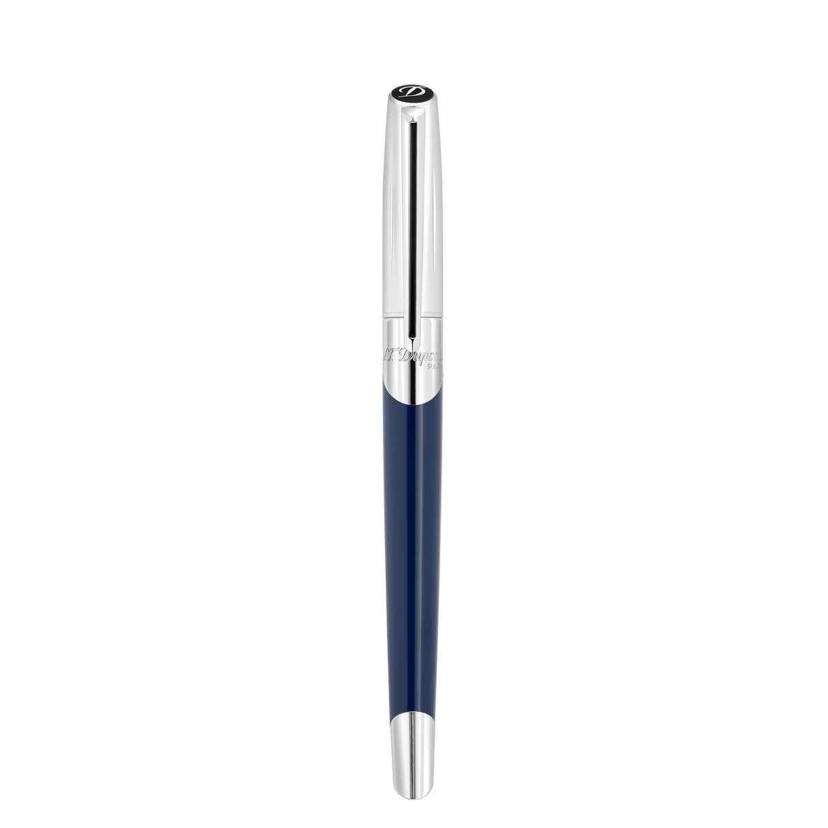 Penna piuma collection_defi color_dark - blue finition_ palladium 3 - S.T. Dupont Italy&Spain