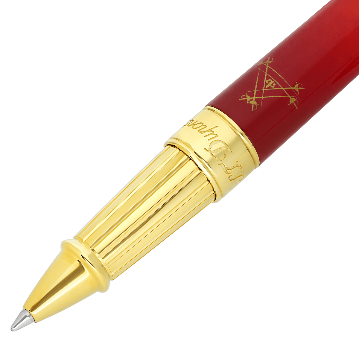 Penna roller collection_line - d color_violet finition_gold 2 - S.T. Dupont Italy&Spain