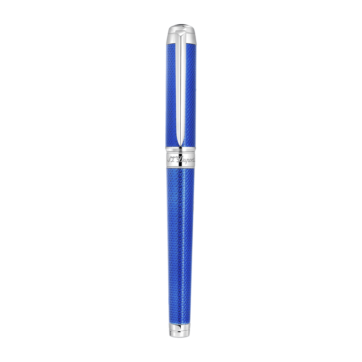 Penna piuma XL collection_eternity color_indigo - blue finition_ palladium 3 - S.T. Dupont Italy&Spain