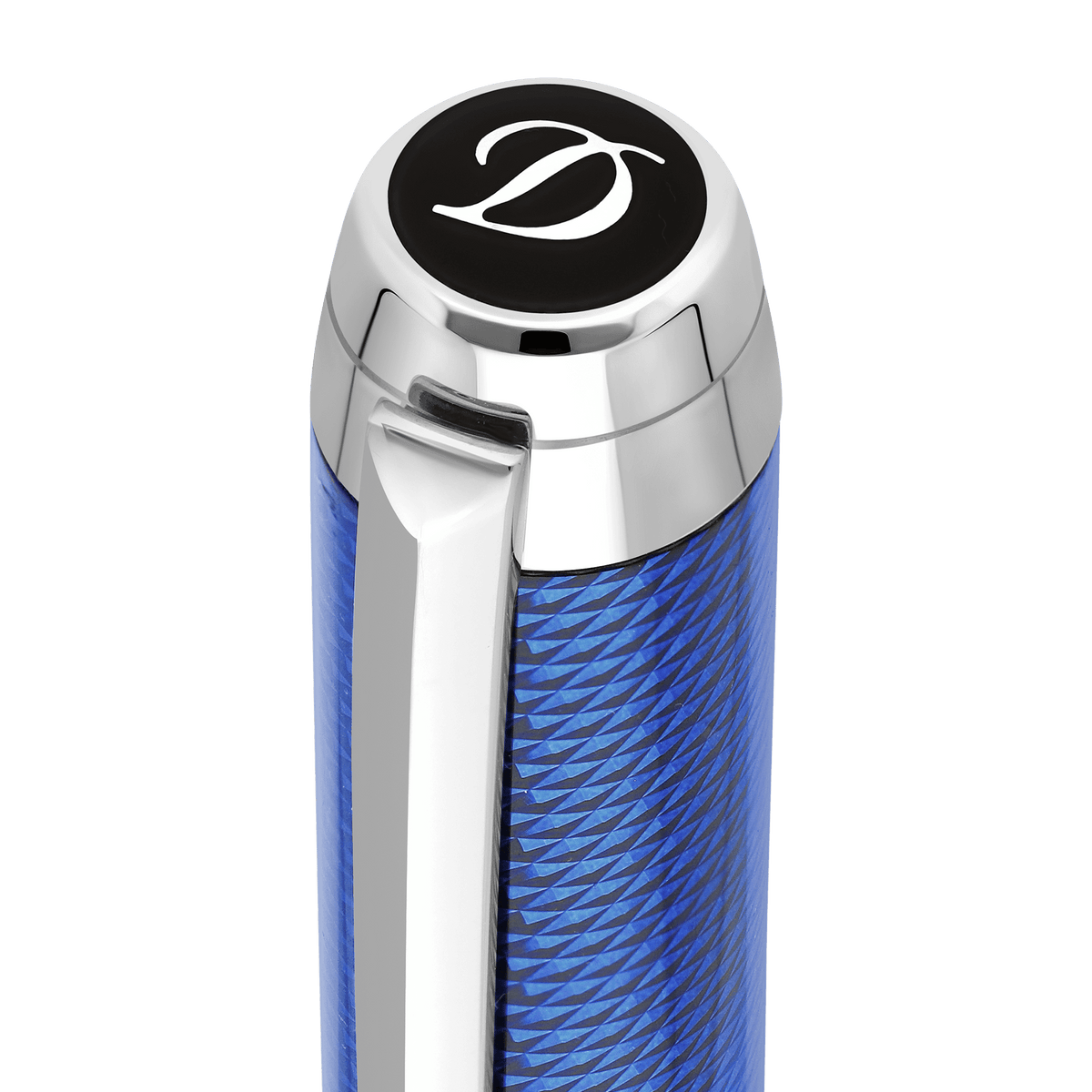 Penna piuma XL collection_eternity color_indigo - blue finition_ palladium 4 - S.T. Dupont Italy&Spain