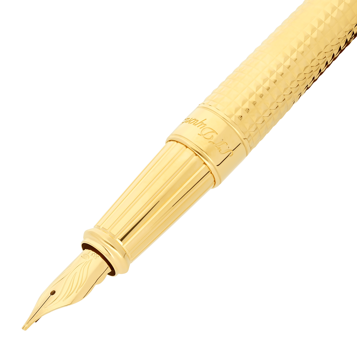Penna piuma Large collection_eternity collection_line - d color_golden 2 - S.T. Dupont Italy&Spain