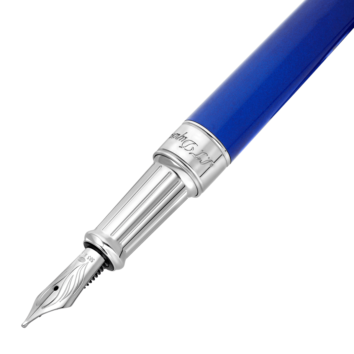 Penna piuma Medium collection_eternity collection_line - d color_blue 2 - S.T. Dupont Italy&Spain