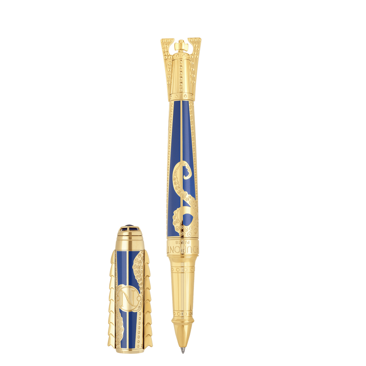 Set Prestigio Fuoco e Scrittura Collection_20000 - Lieues - sous - les - mers color_blue - gulf - stream flame - mixte 8 - S.T. Dupont Italy&Spain