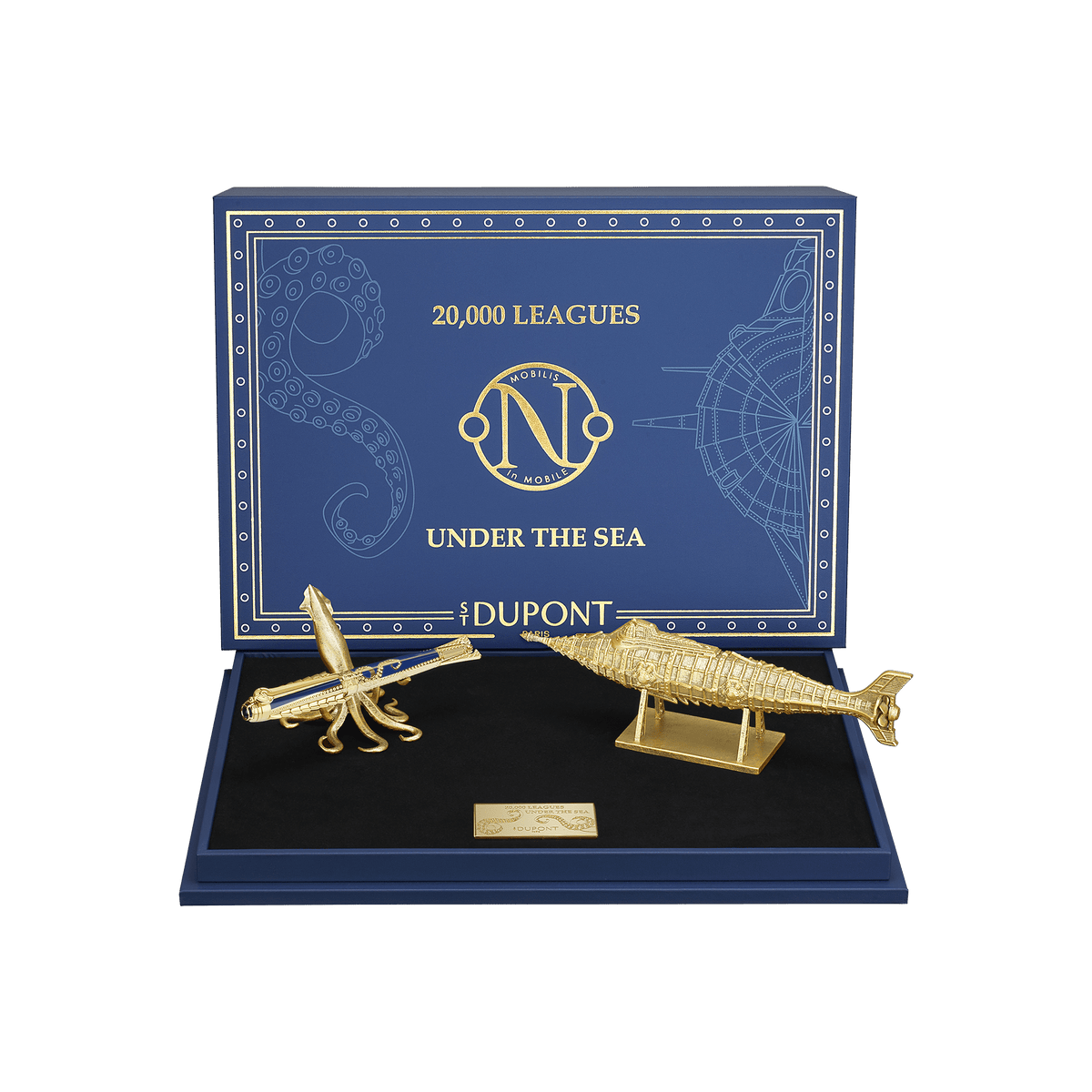 Set di Scrittura Collection_20000 - Lieues - sous - les - mers color_blue - gulf - stream Limited - edition_20000 - Lieues - sous - les - mers 1 - S.T. Dupont Italy&Spain