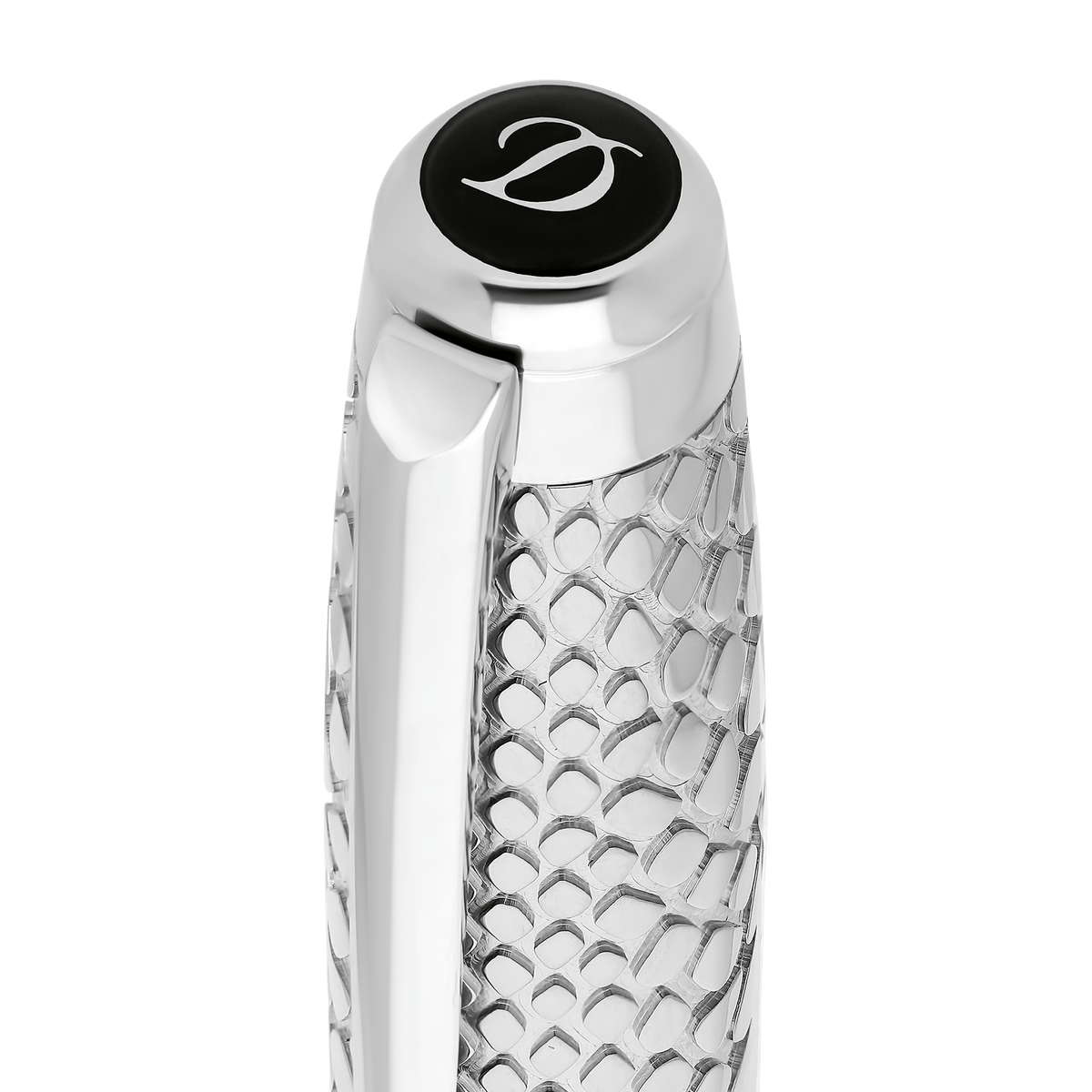 penna piuma large Collection_Snake - skin color_black finition_silver 4 - S.T. Dupont Italy&Spain