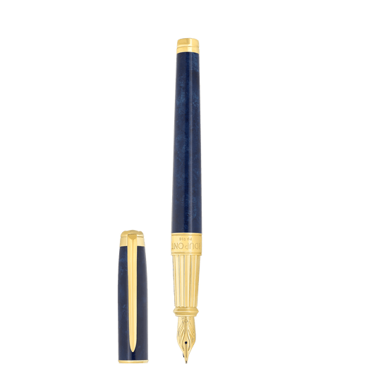 Penna Piuma large Collection_Popote color_blue father's day 1 - S.T. Dupont Italy&Spain