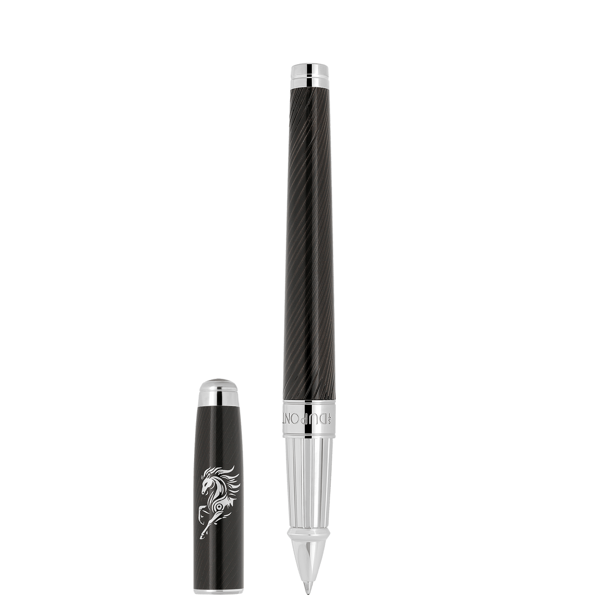 Penna roller large color_black finition_golden Limited - edition_Horse 1 - S.T. Dupont Italy&Spain