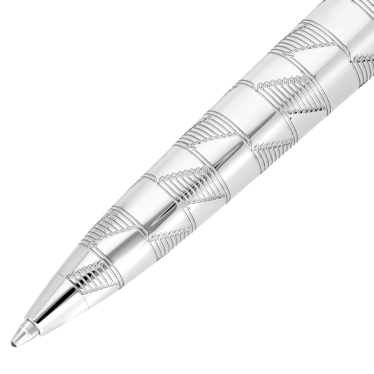 Penna a sfera Large Collection_Monogram color_silver corporate25 2 - S.T. Dupont Italy&Spain