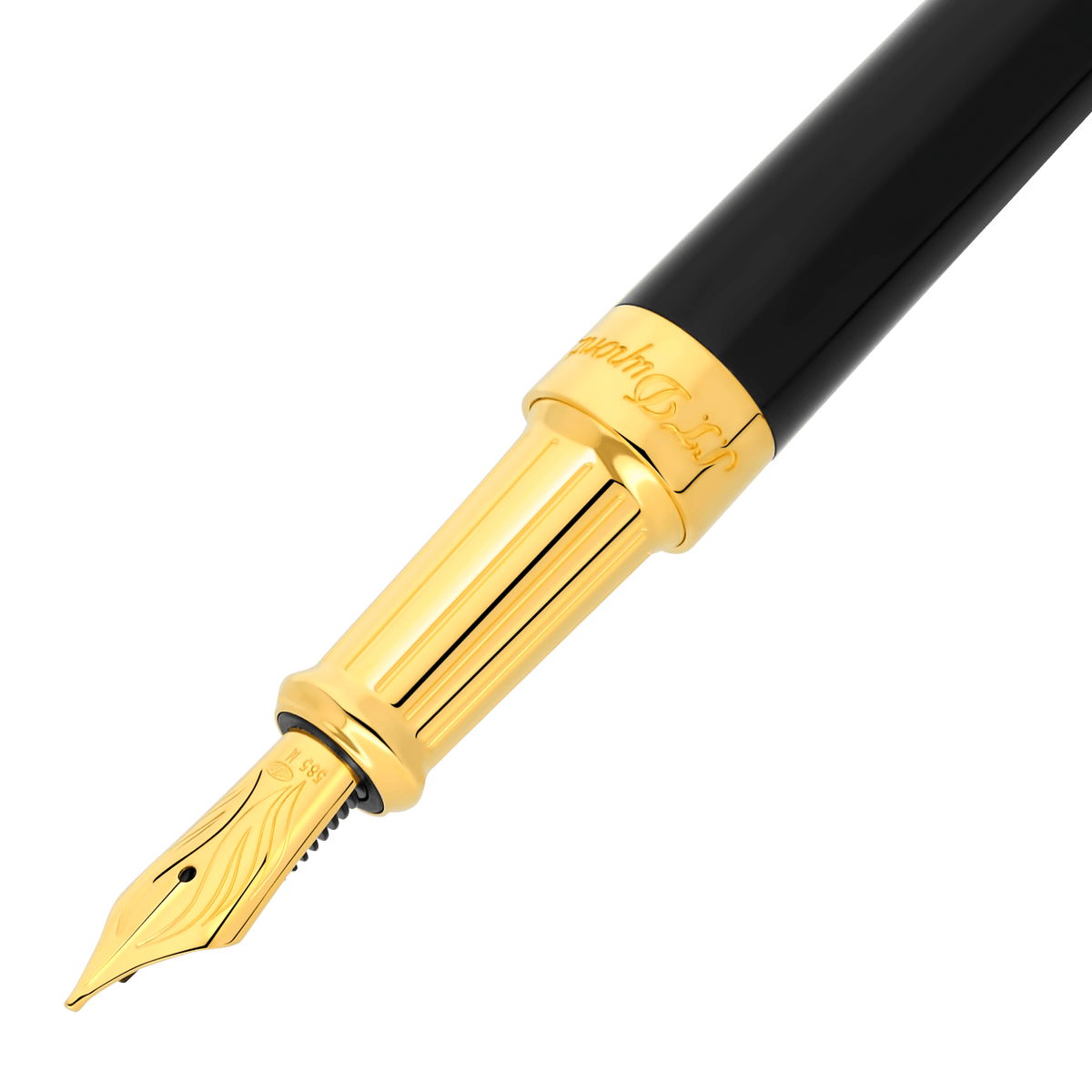 Penna piuma collection_liberte color_black finition_gold 2 - S.T. Dupont Italy&Spain