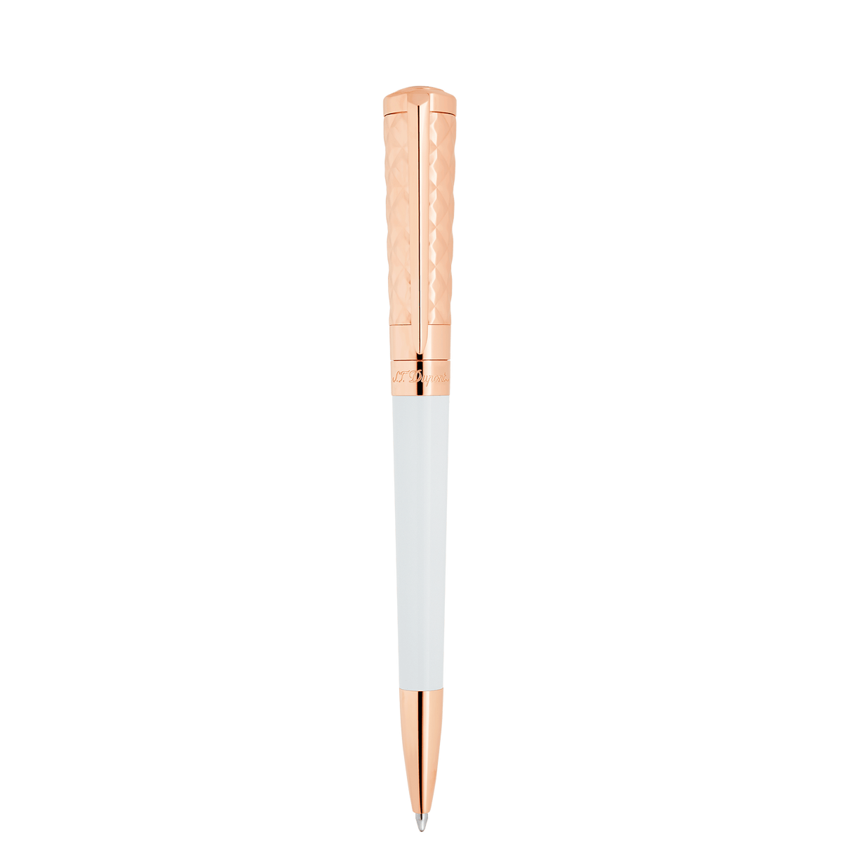 PENNA A SFERA collection_liberte color_white finition_lacquer 1 - S.T. Dupont Italy&Spain