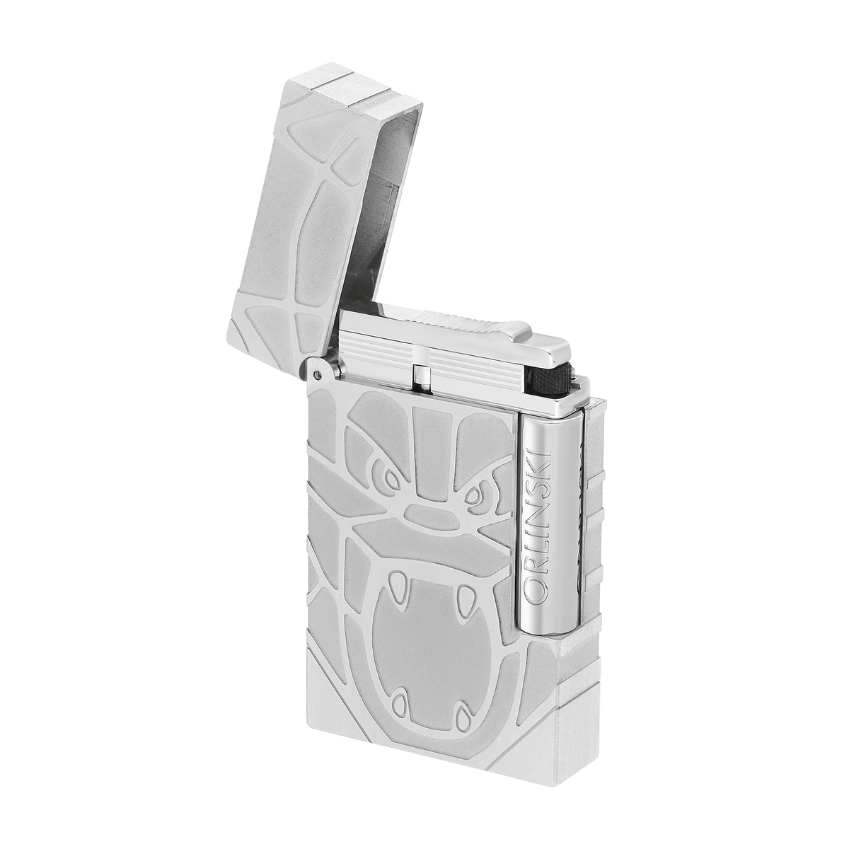 accendino spazzolato color_silver flame_double gaz - refill_grey - red 4 - S.T. Dupont Italy&Spain