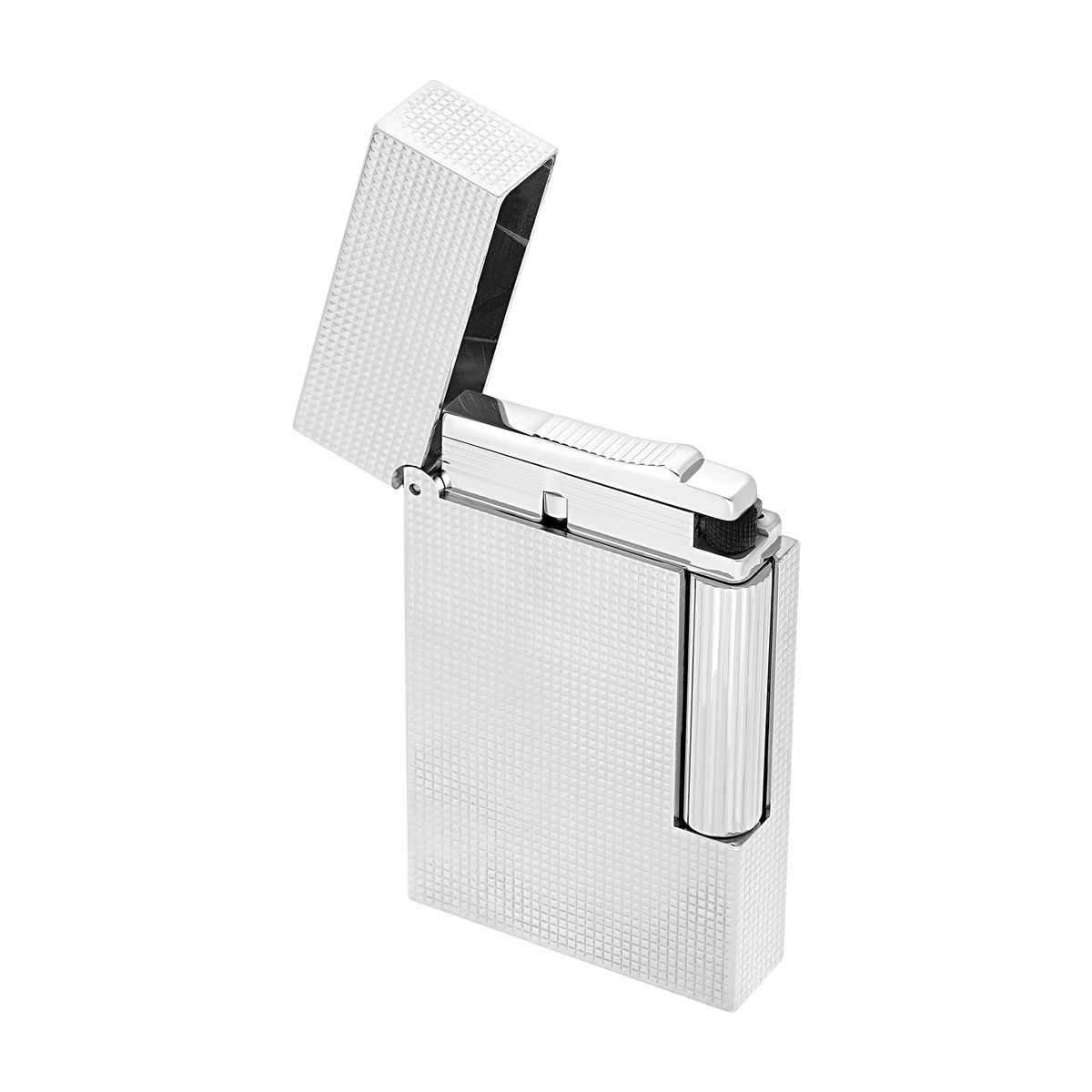 Accendino Testa Micro Diamante collection_ligne - 2 color_silver father's day 4 - S.T. Dupont Italy&Spain